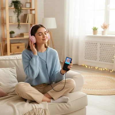 Portable Mp3 Player Clip-On USB Rechargeable Design - Image 1